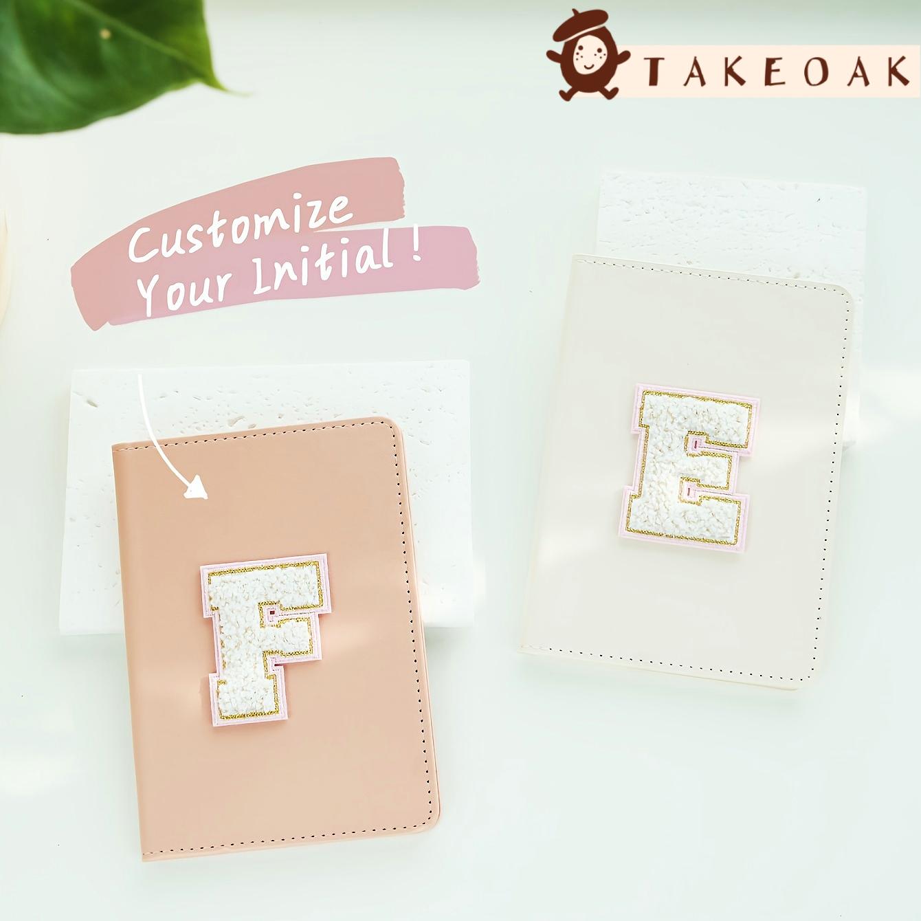 Travel Accessories Overseas - Personalized Passport Cover Custom Chenille Letter