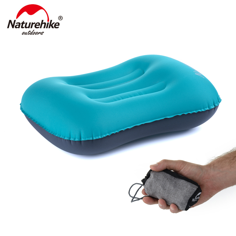 Travel Pillow Inflatable - Naturehike Portable TPU Polyseter Inflatable Camping