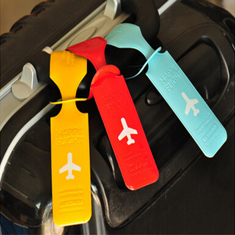 Travel Accessories List - Portable Solid Color Luggage Tag Creative