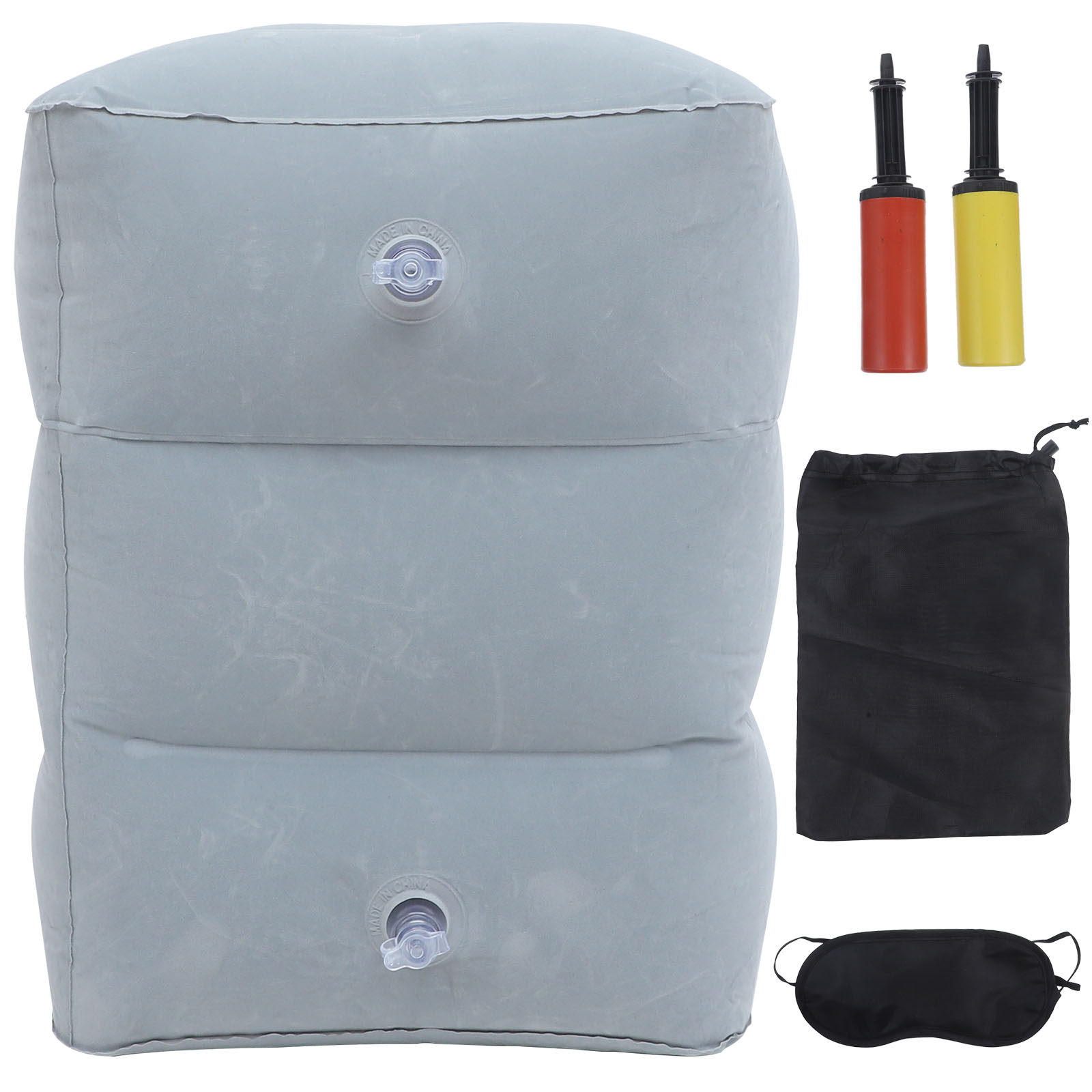 Travel Pillow Inflatable - 1Set Inflatable Foot Rest Pillow Portable