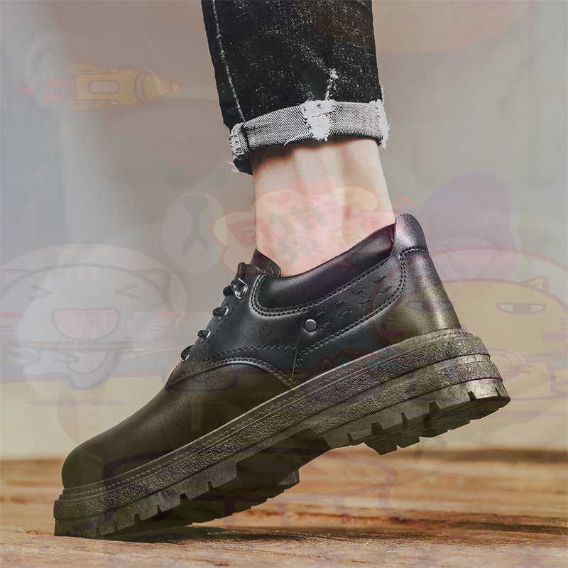 Travel Accessories Overseas - Dark Natural Leather Fashion Trainers Tennis