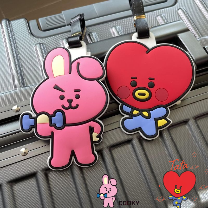 Travel Accessories List - BT21 cartoon cute keychain Kawaii unisex