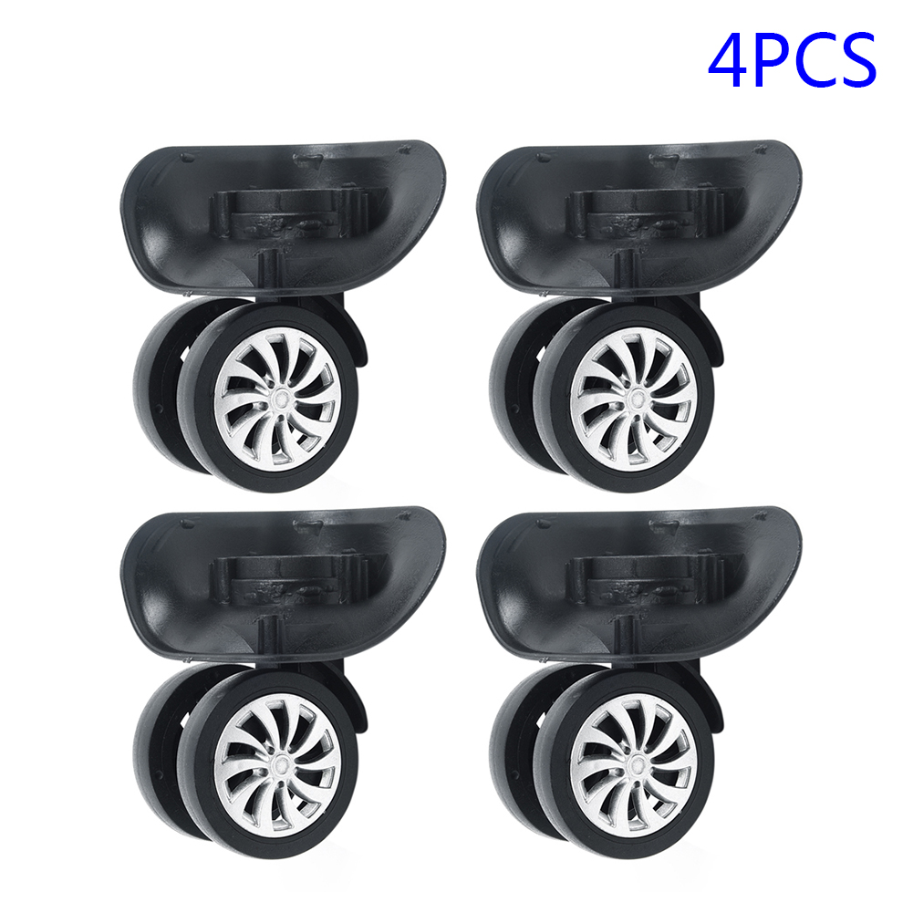 Travel Router Accessories - 4pcs Suitcase Luggage Replacement Casters Swivel