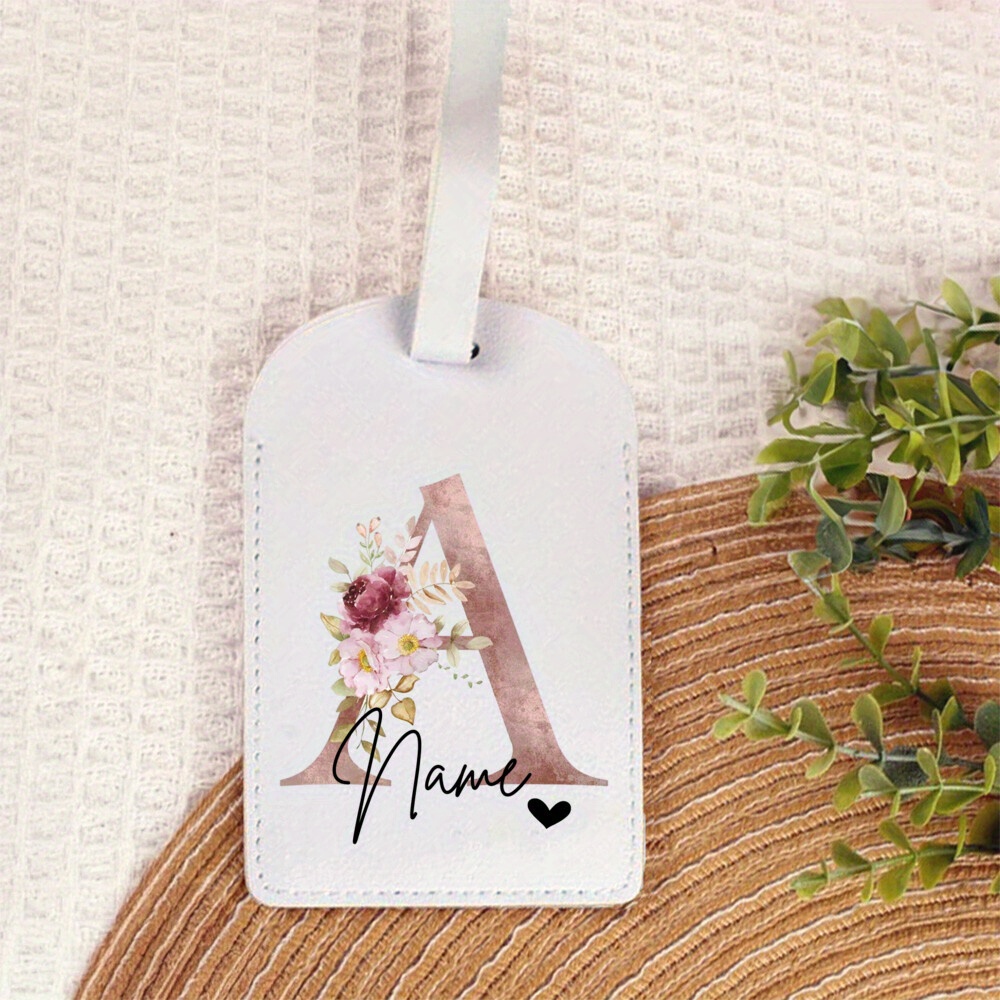 Travel Accessories List - Personalized PU Luggage Tag Fashion Print