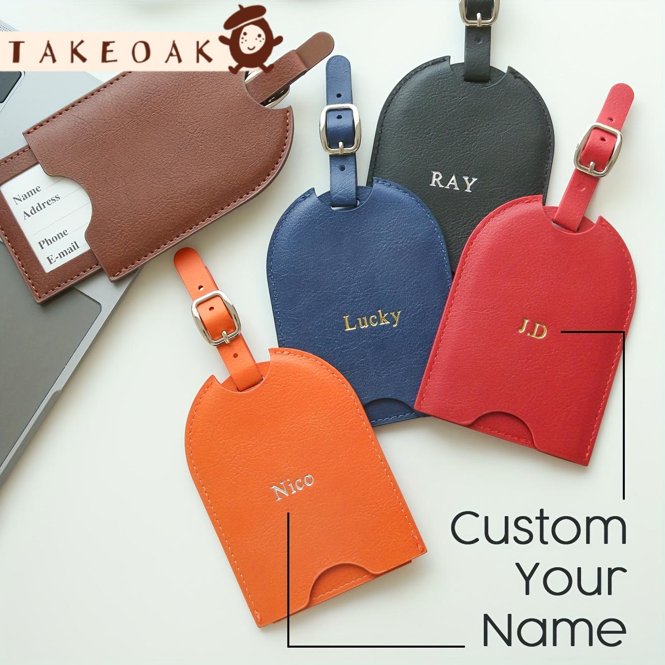 Travel Accessories Overseas - Custom Name Gold Silver Hot Stamping