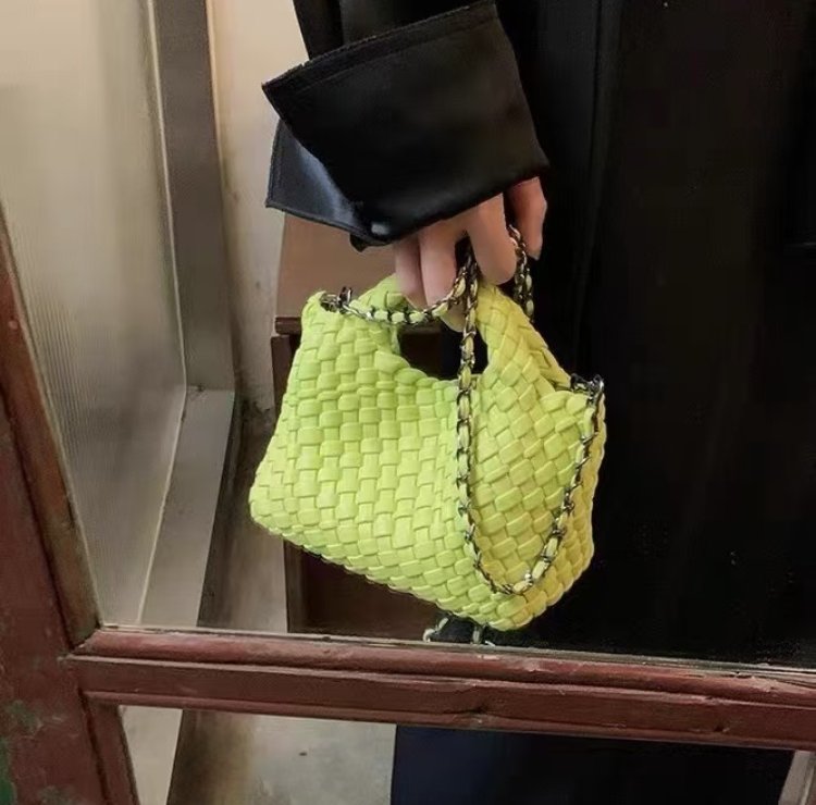 Travel Accessories Luxury - Korean Luxury Woven PU Handbag Women