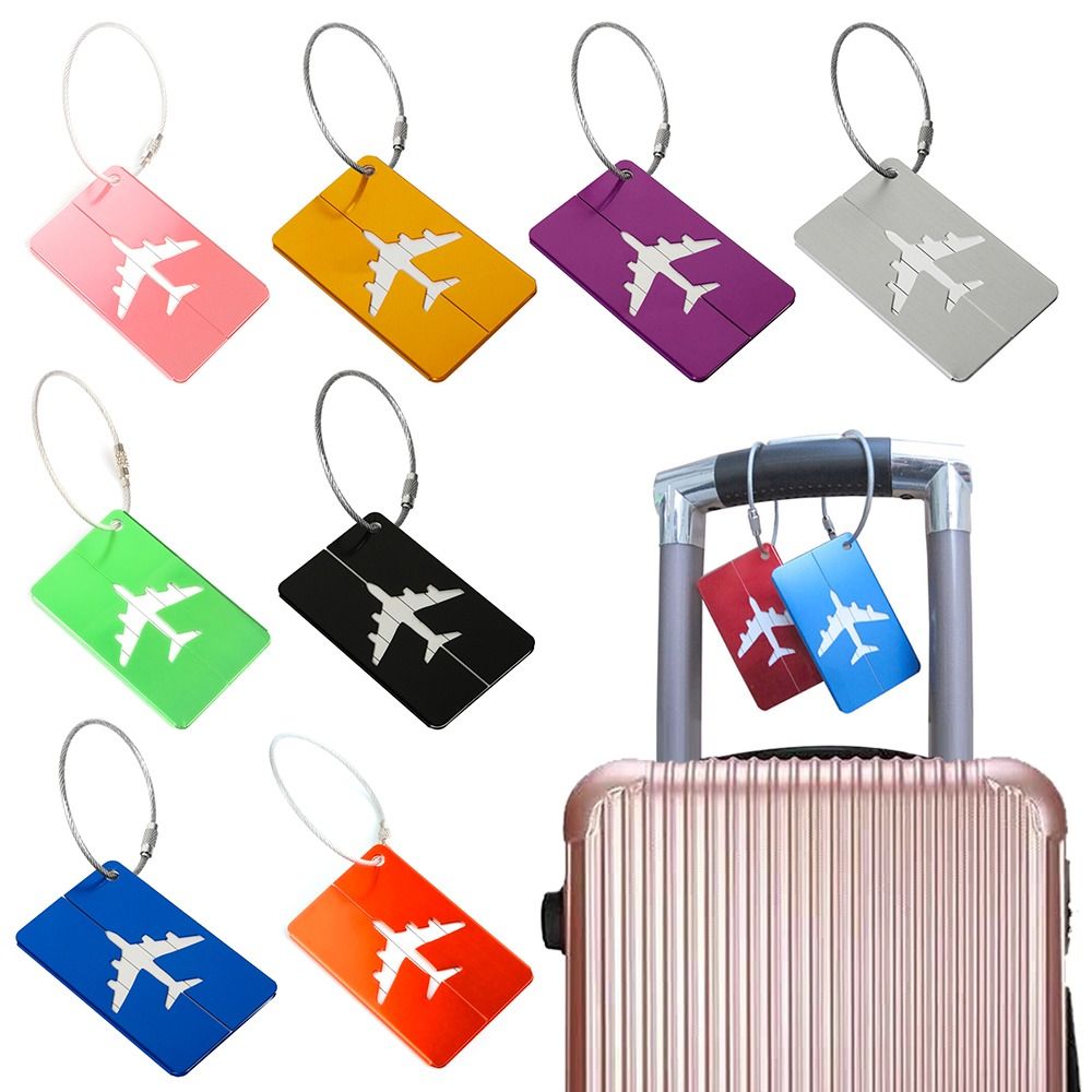 Travel Accessories List - Aluminium Travel Luggage Tags Reusable Suitcase