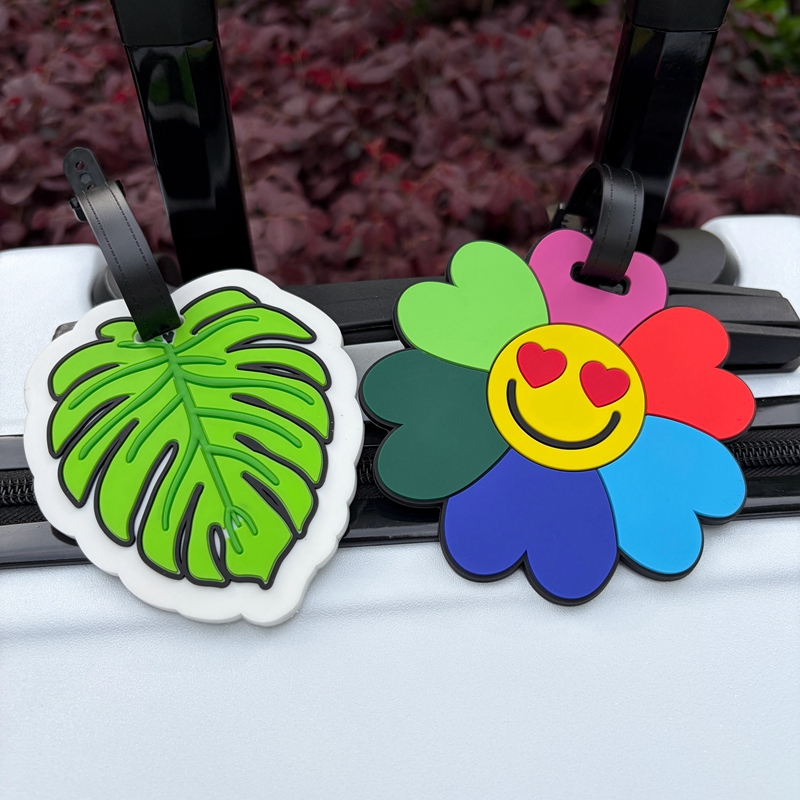 Travel Accessories List - 1/2Pcs Flower and Green Leaf Luggage