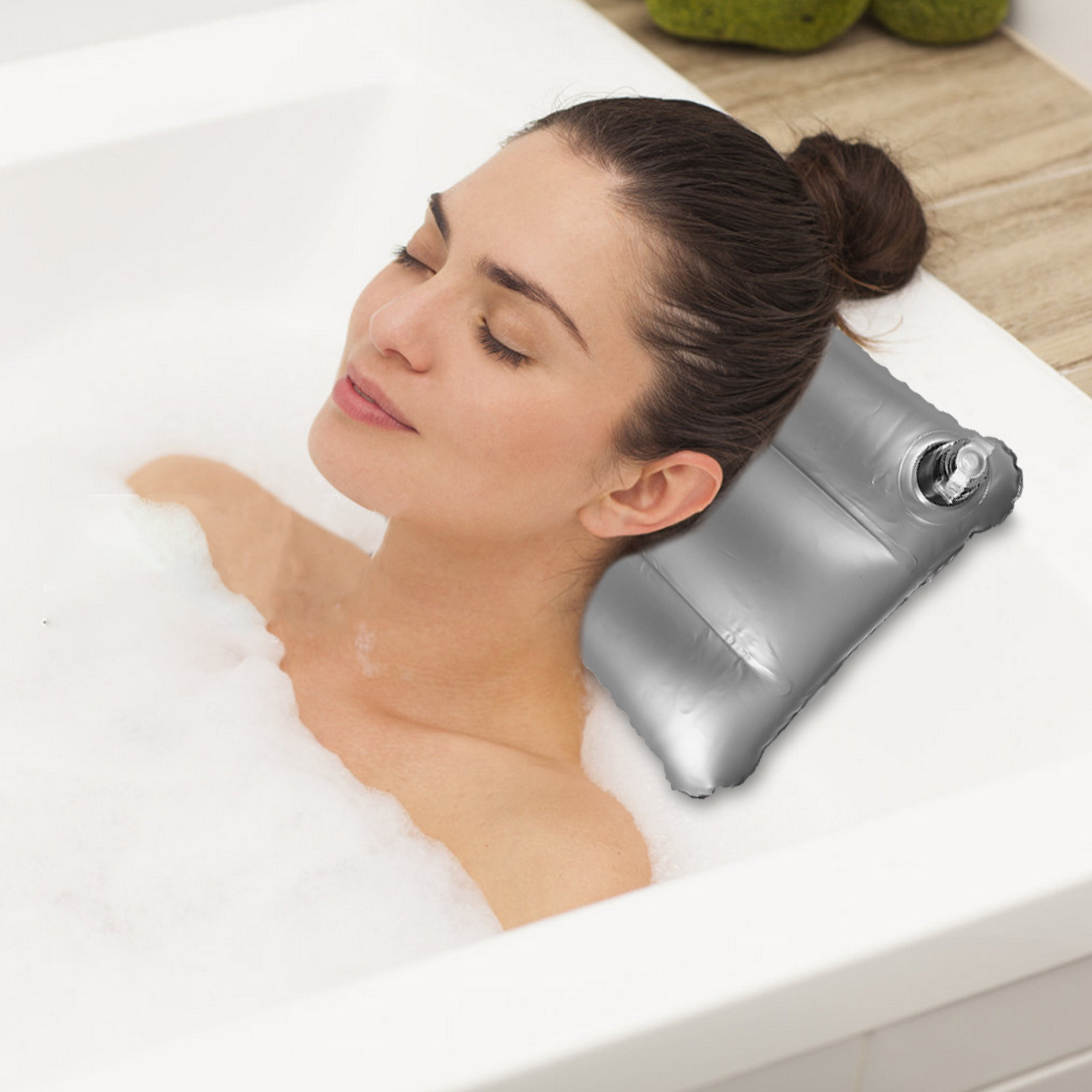 Water Fillable Inflatable Cool - Travel Pillow Inflatable ulasan dan harga