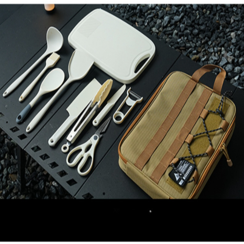 Portable 9Pcs Camping Kitchenw - Travel Kitchen Accessories ulasan dan harga