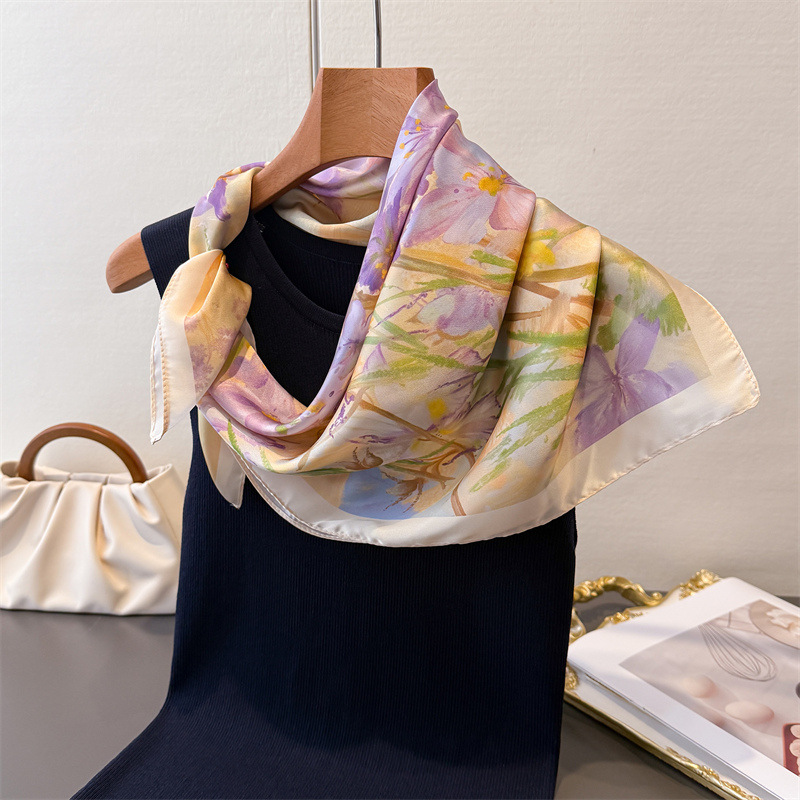Imitation Square Scarf For Wom - Travel Accessories Luxury ulasan dan harga