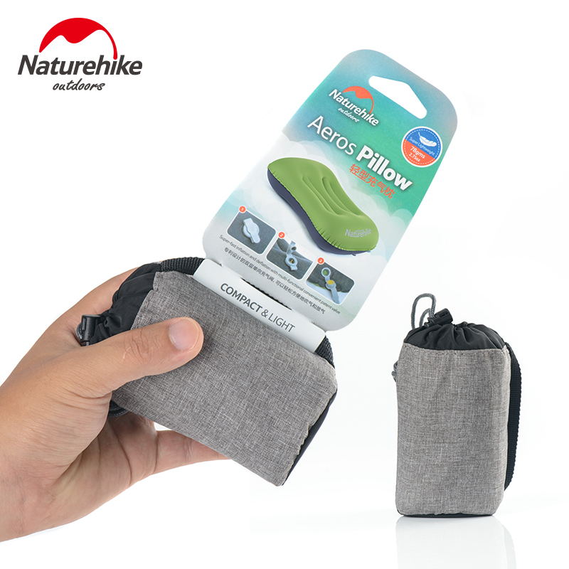 Naturehike Portable TPU Polyse - Travel Pillow Inflatable ulasan dan harga