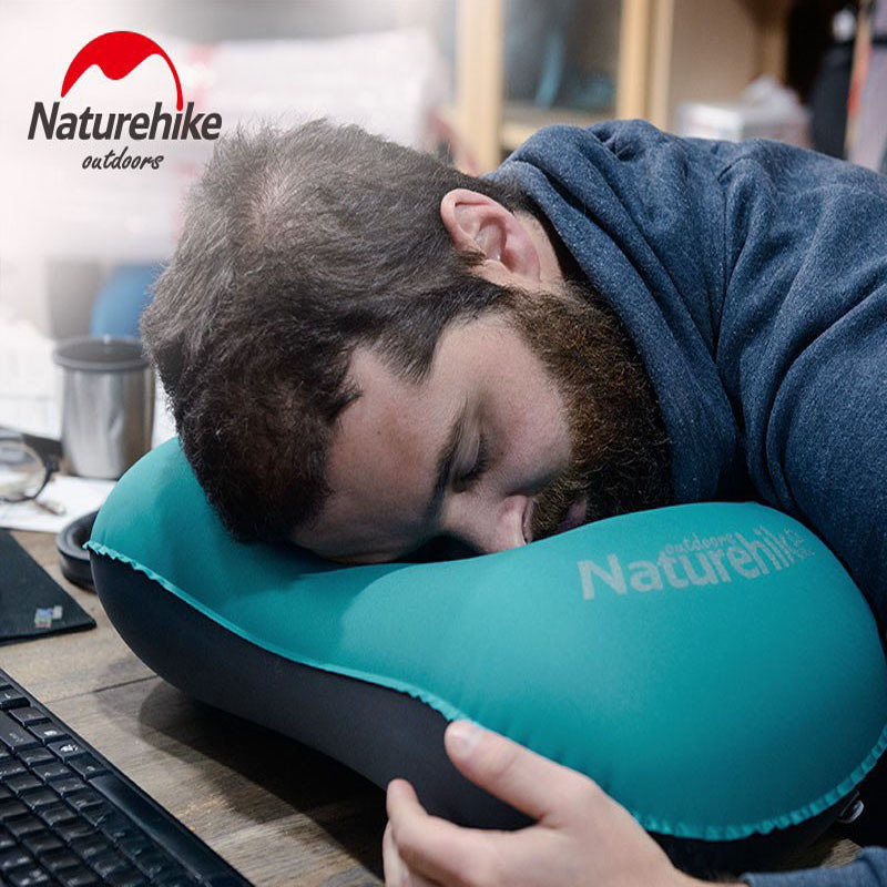 Naturehike Portable TPU Polyse - Travel Pillow Inflatable ulasan dan harga