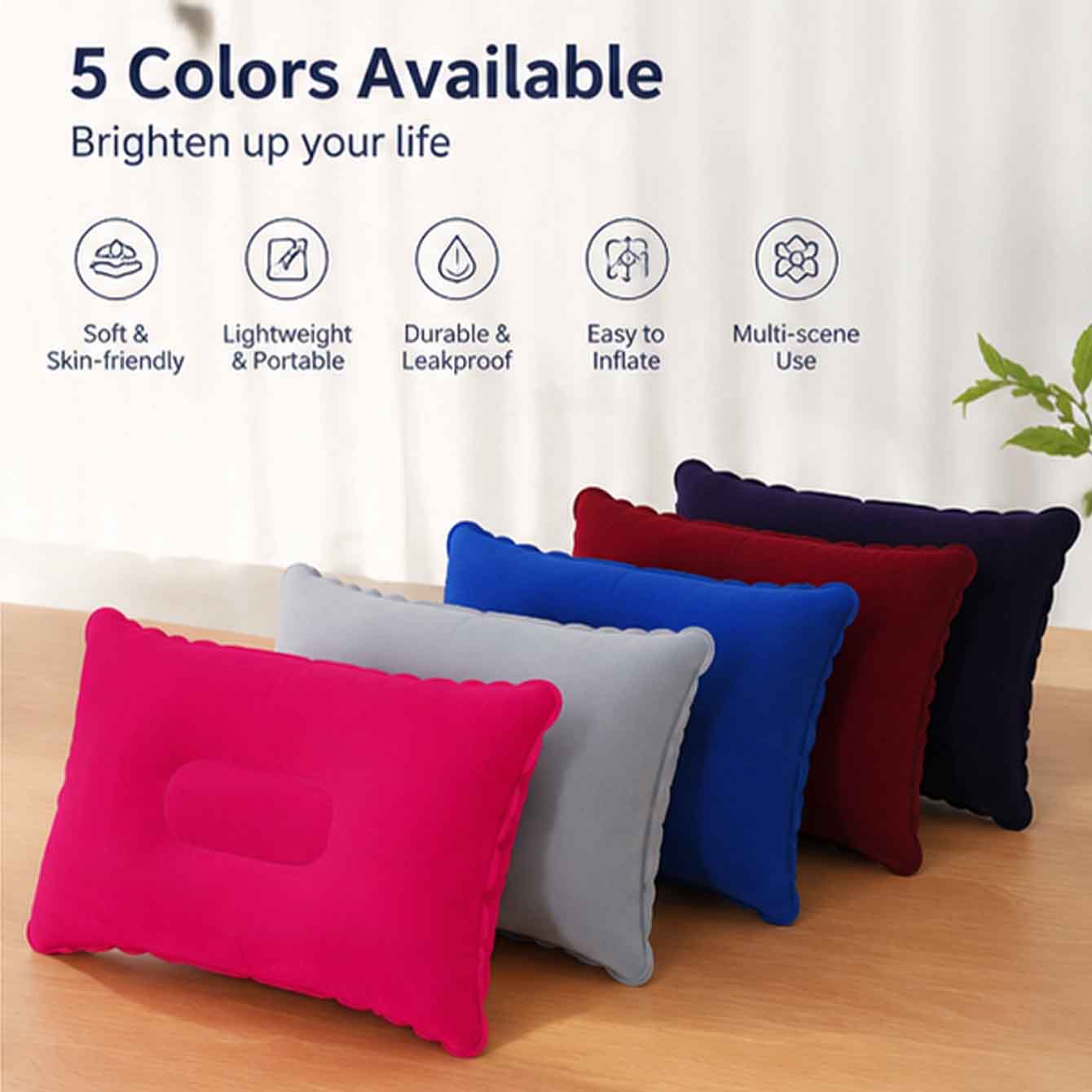 2 Pack Ultralight Inflatable P - Travel Pillow Inflatable ulasan dan harga