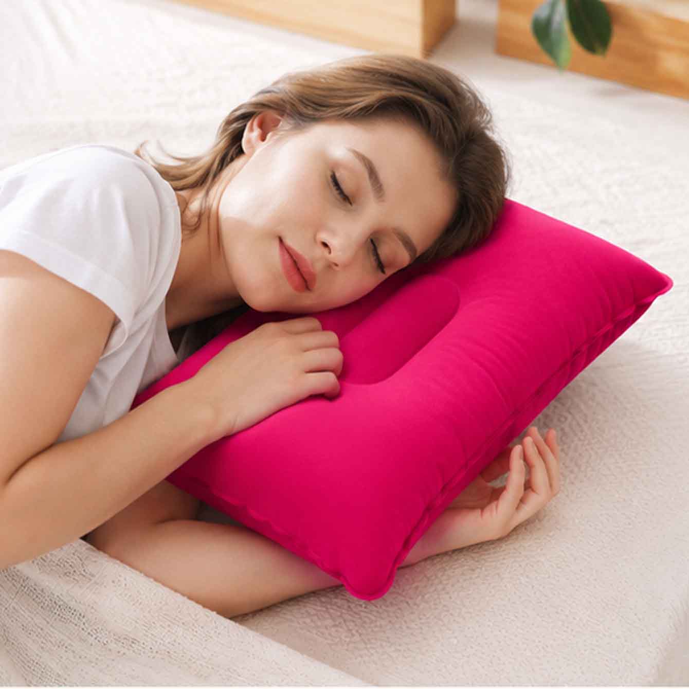 2 Pack Ultralight Inflatable P - Travel Pillow Inflatable ulasan dan harga