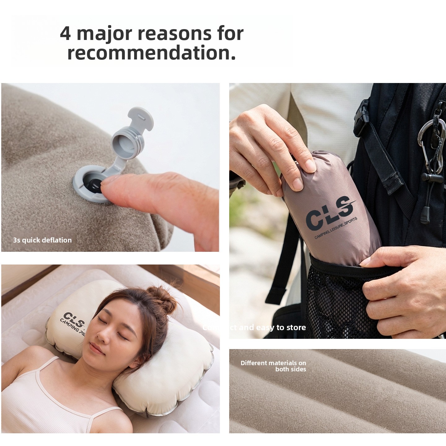 Automatic Inflatable Pillow Co - Travel Pillow Inflatable ulasan dan harga