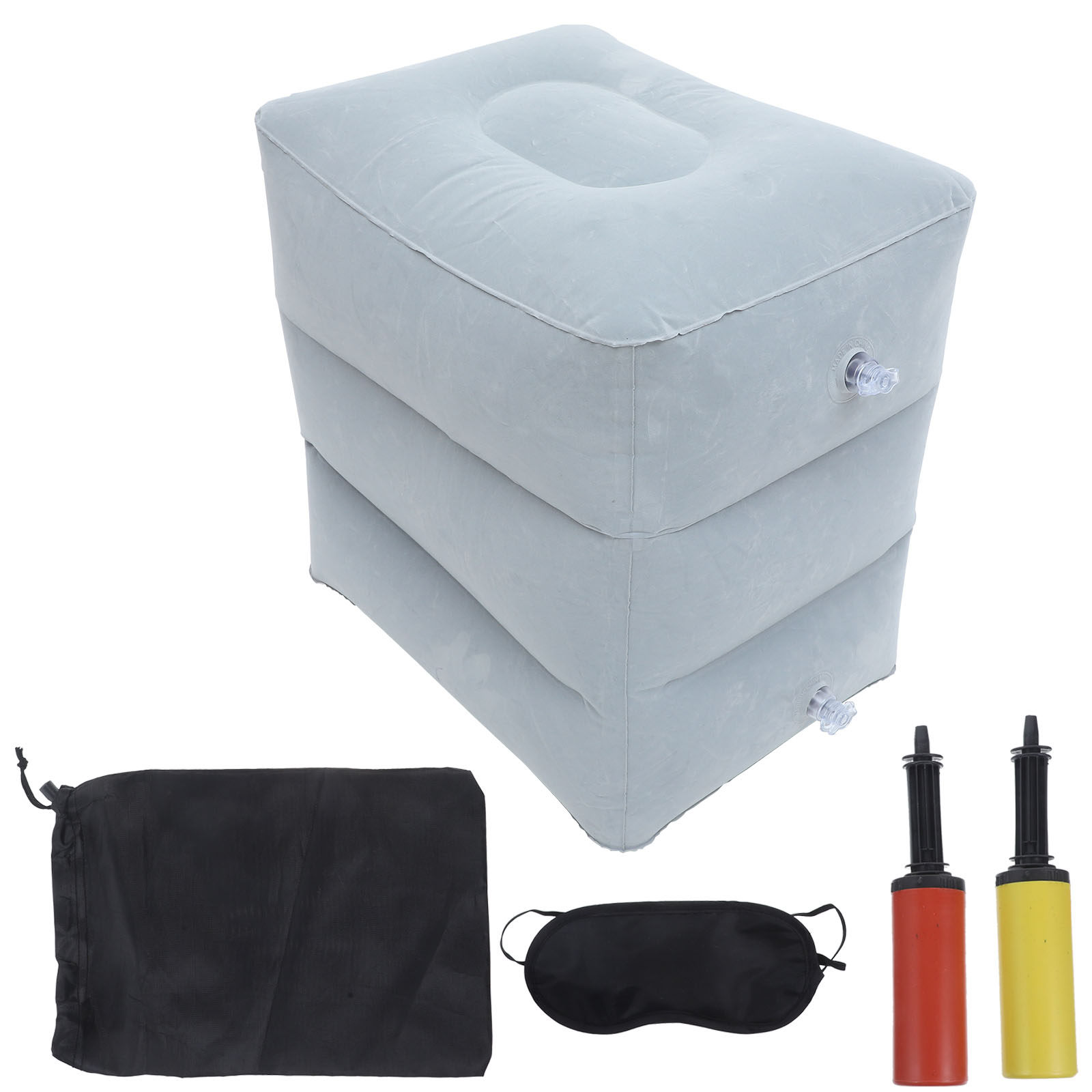 1Set Inflatable Foot Rest Pill - Travel Pillow Inflatable ulasan dan harga