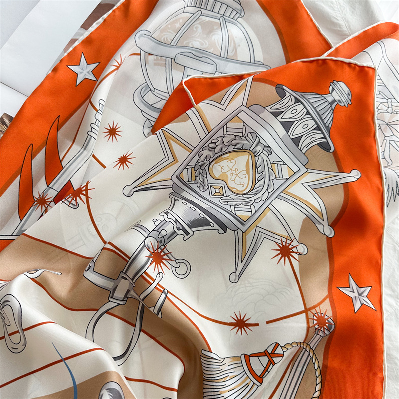 Luxury Brand Scarf Large Silk  - Travel Accessories Luxury ulasan dan harga