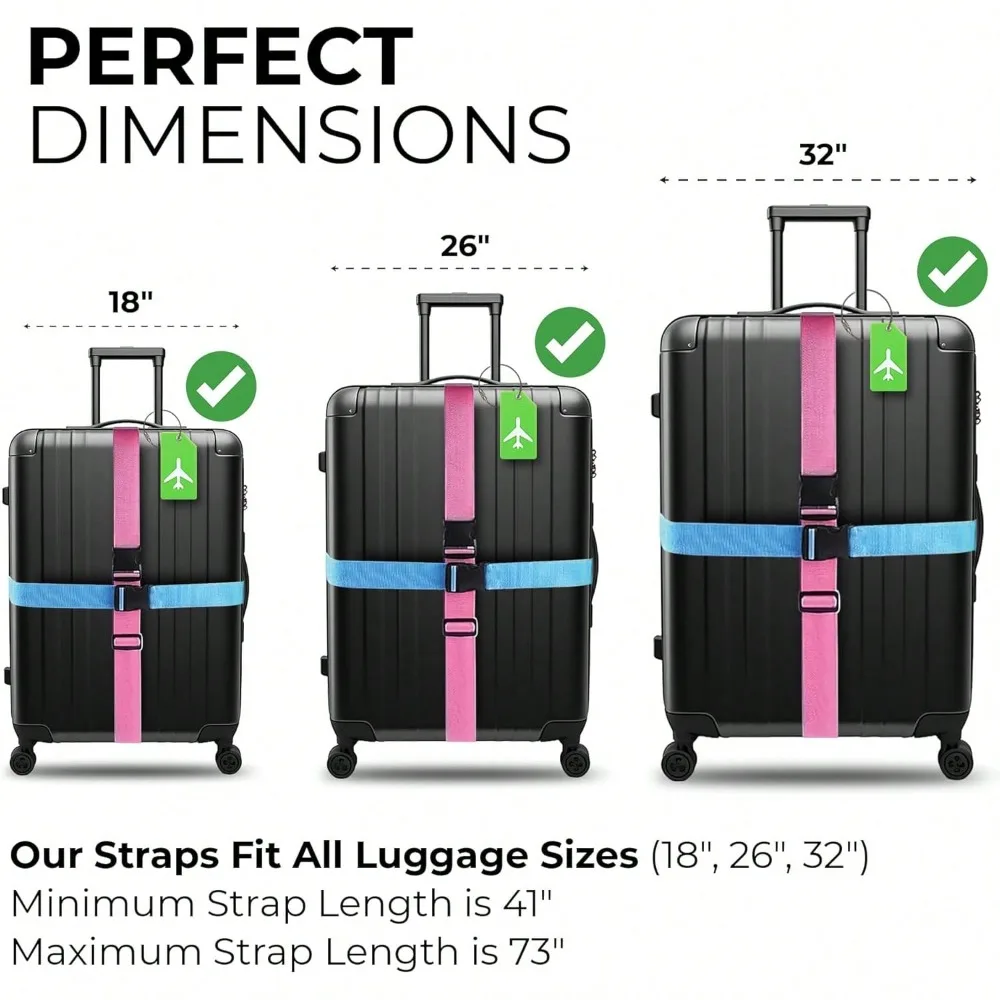 Luggage Strap Set with Luggage - Travel Accessories List ulasan dan harga