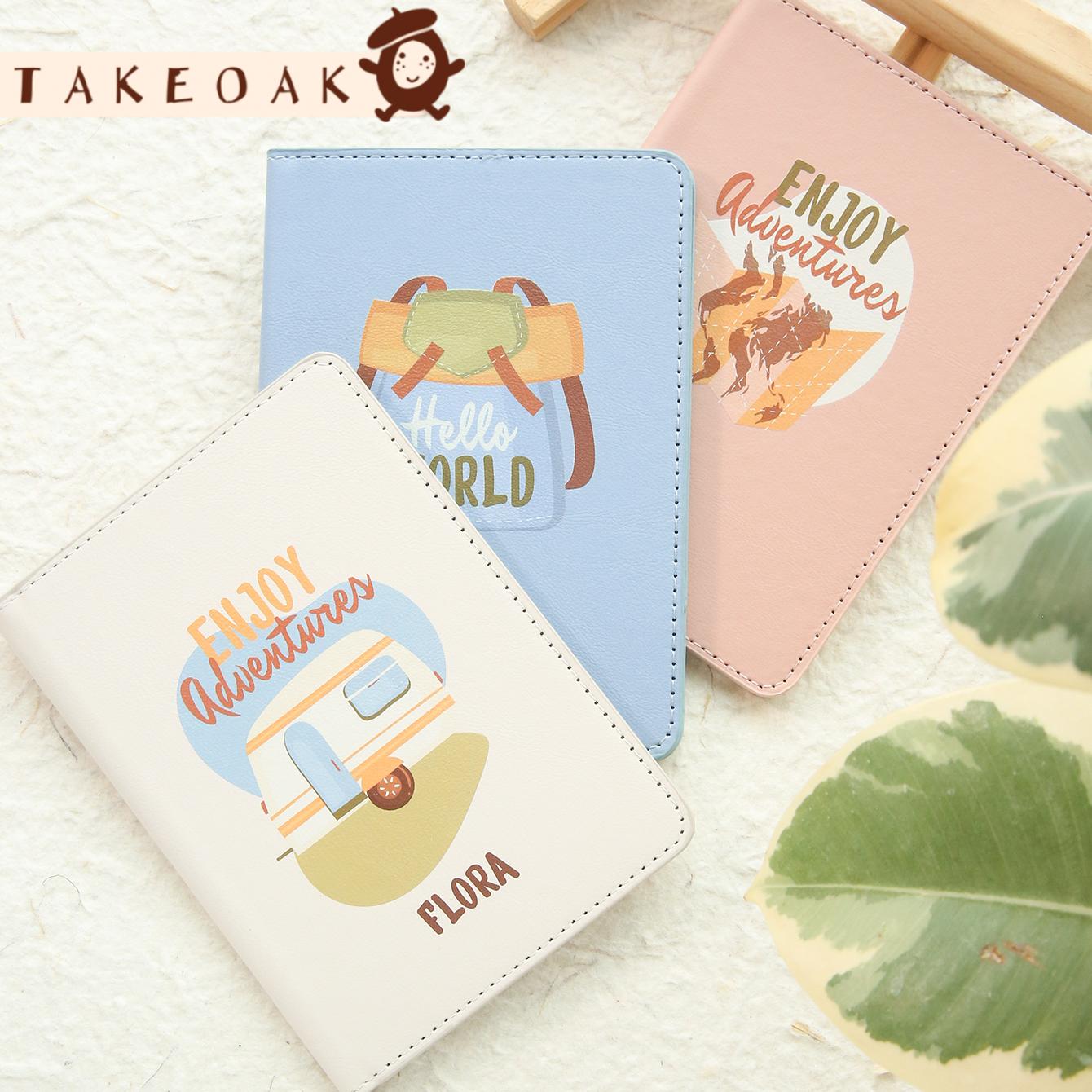 Custom Name Passport Cover PU  - Travel Accessories Overseas ulasan dan harga