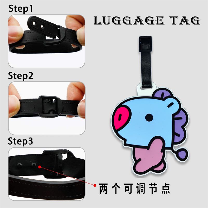 BT21 cartoon cute keychain Kaw - Travel Accessories List ulasan dan harga