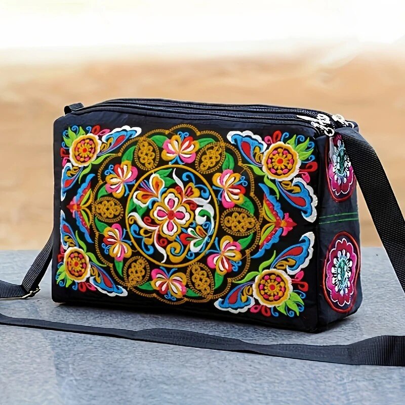 Women's Embroidered Flowers Ny - Travel Accessories Luxury ulasan dan harga