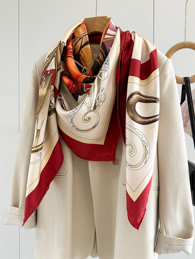 Horse Silk Scarf Luxury Design - Travel Accessories Luxury ulasan dan harga
