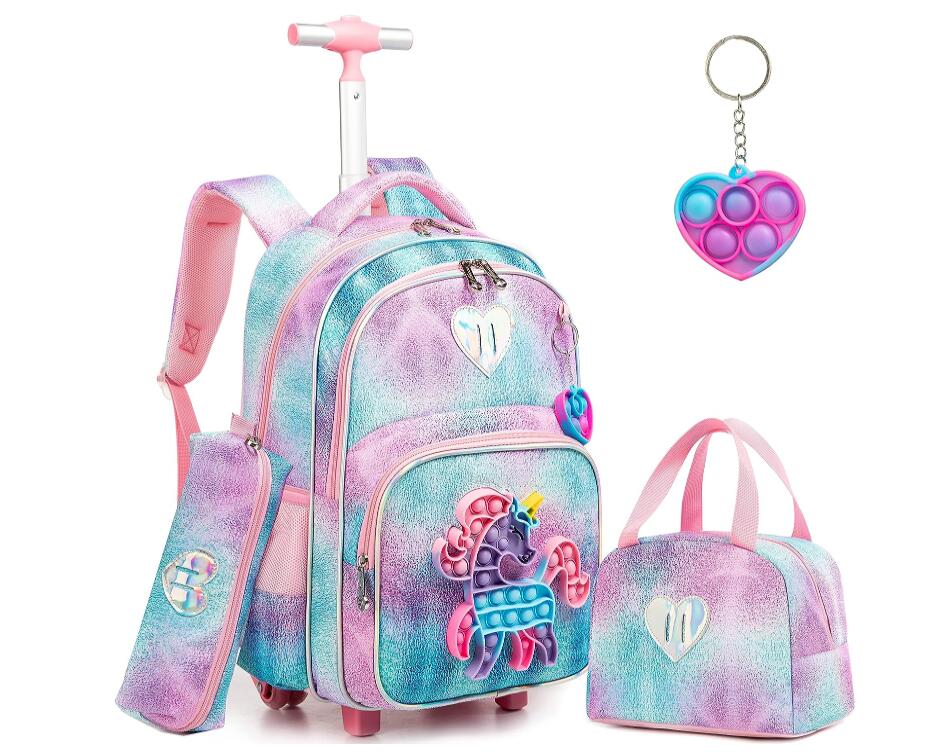 School Rolling Backpack Set fo - Travel Router Accessories ulasan dan harga