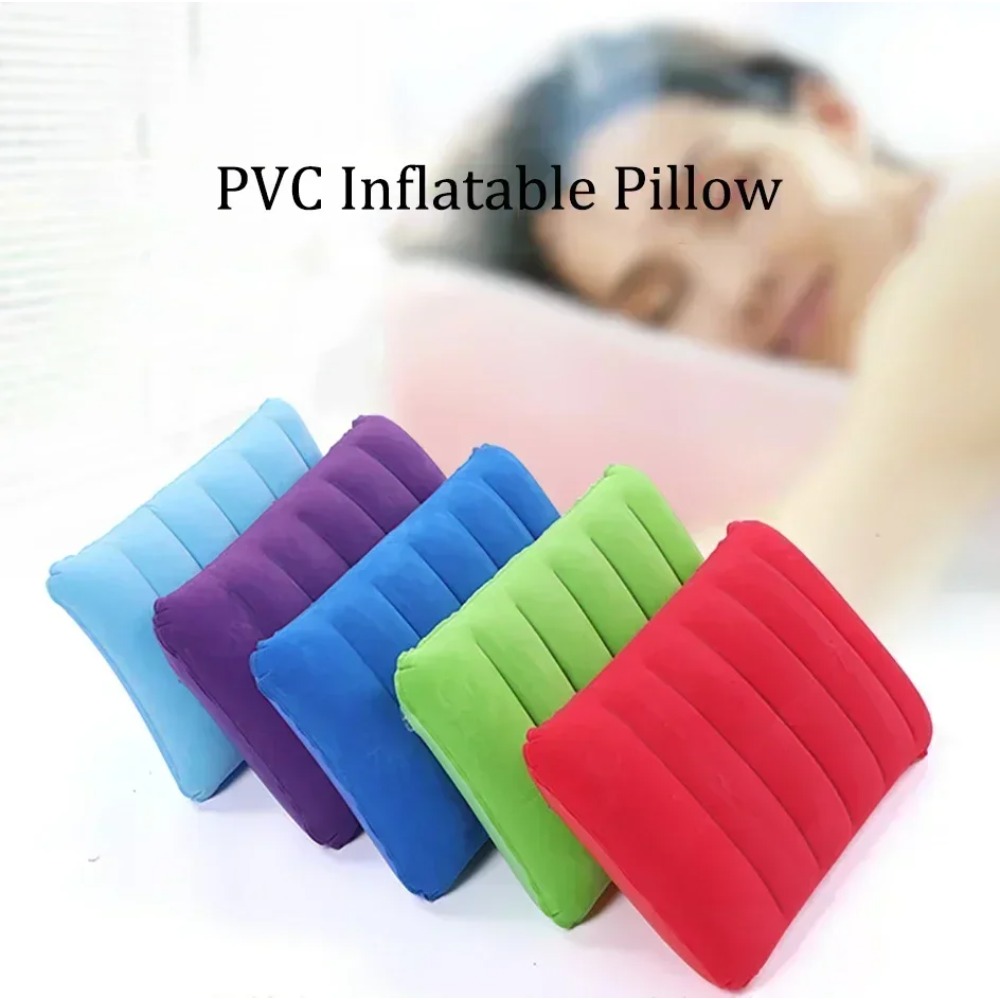 1pc Air Cushion Pillows, Folda - Travel Pillow Inflatable ulasan dan harga