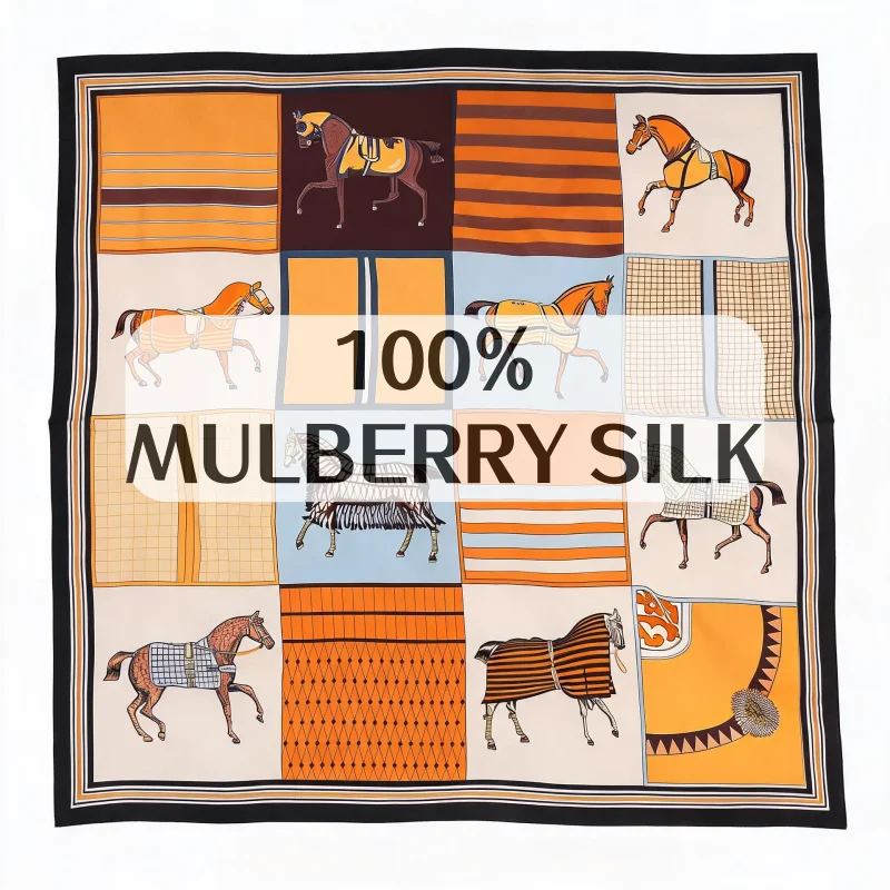 Luxury 100% MULBERRY SILK Squa - Travel Accessories Luxury ulasan dan harga