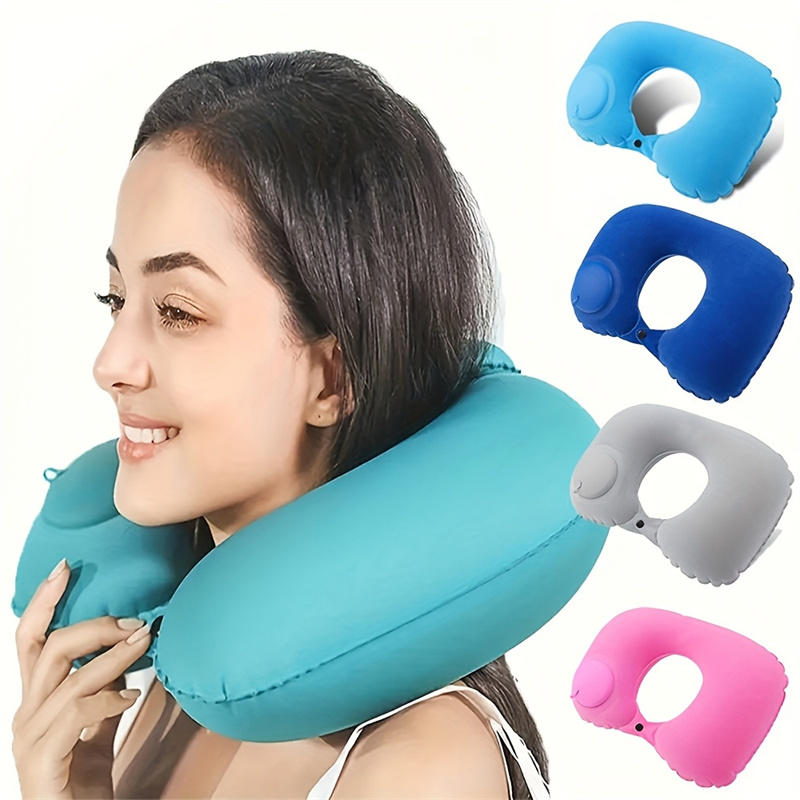 Inflatable Portable Neck Pillo - Travel Pillow Inflatable ulasan dan harga