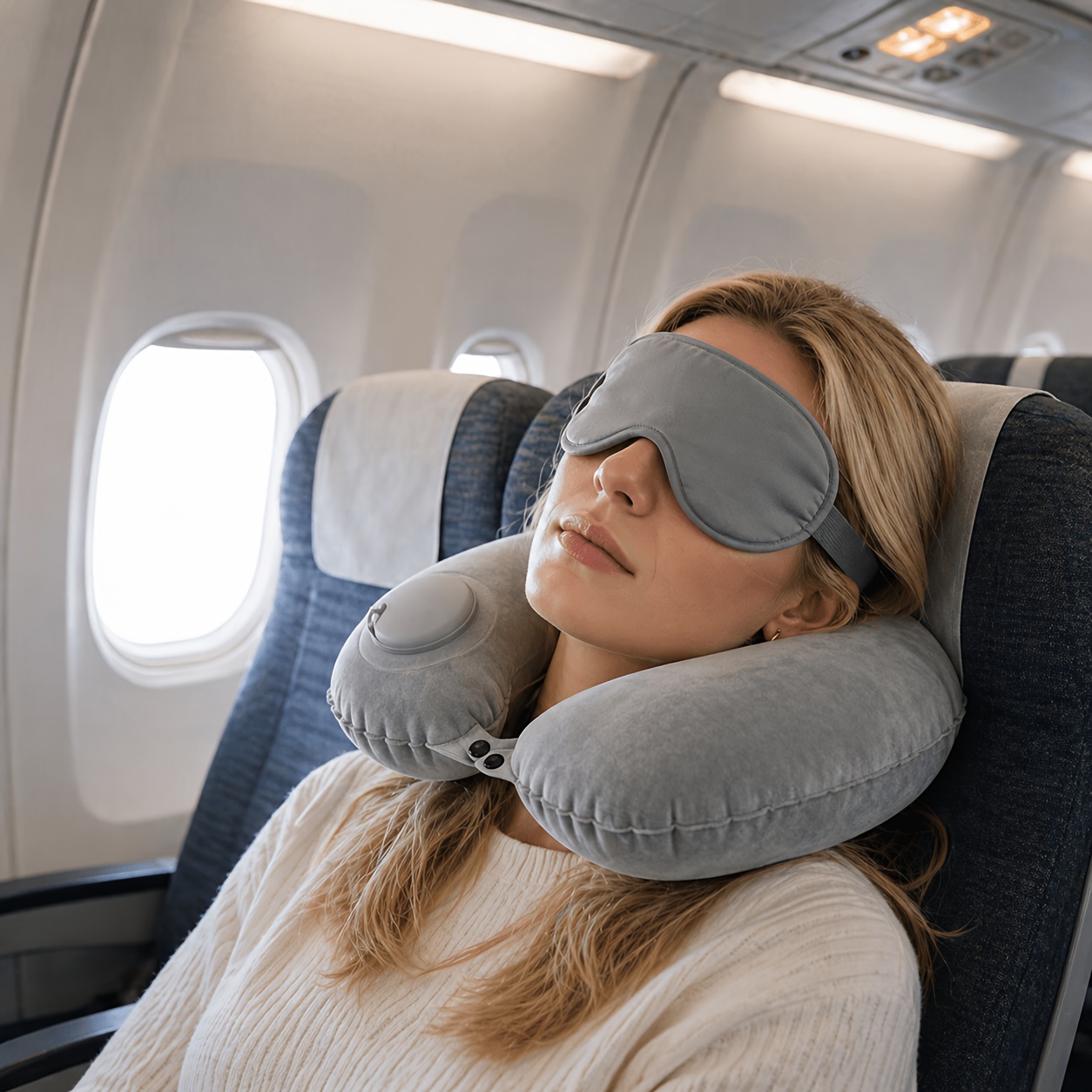 SPDJUMPER Inflatable Travel Ne - Travel Pillow Inflatable ulasan dan harga
