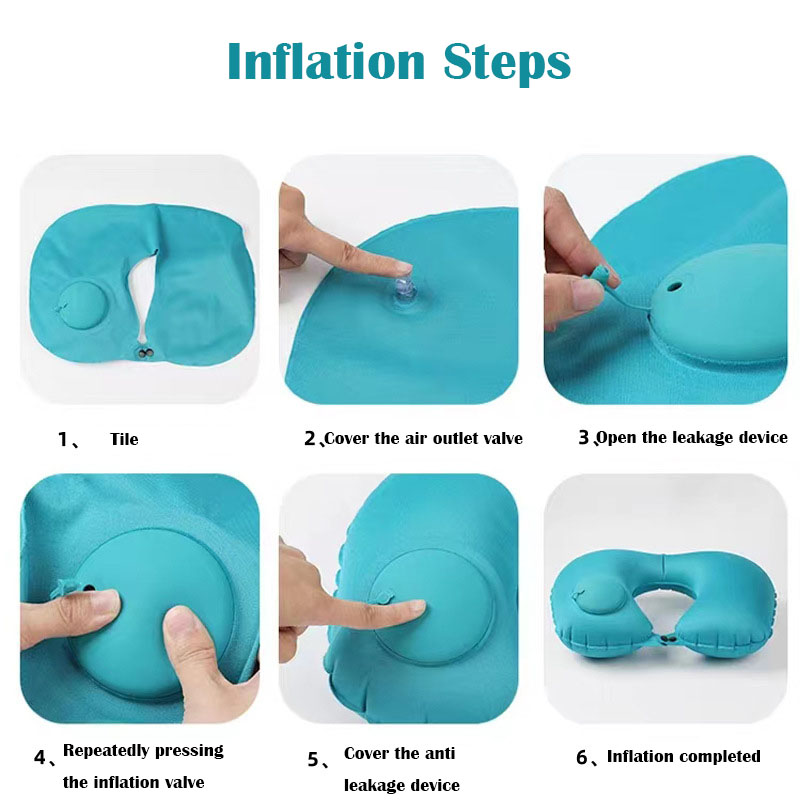 U Shaped Travel Pillow Super L - Travel Pillow Inflatable ulasan dan harga