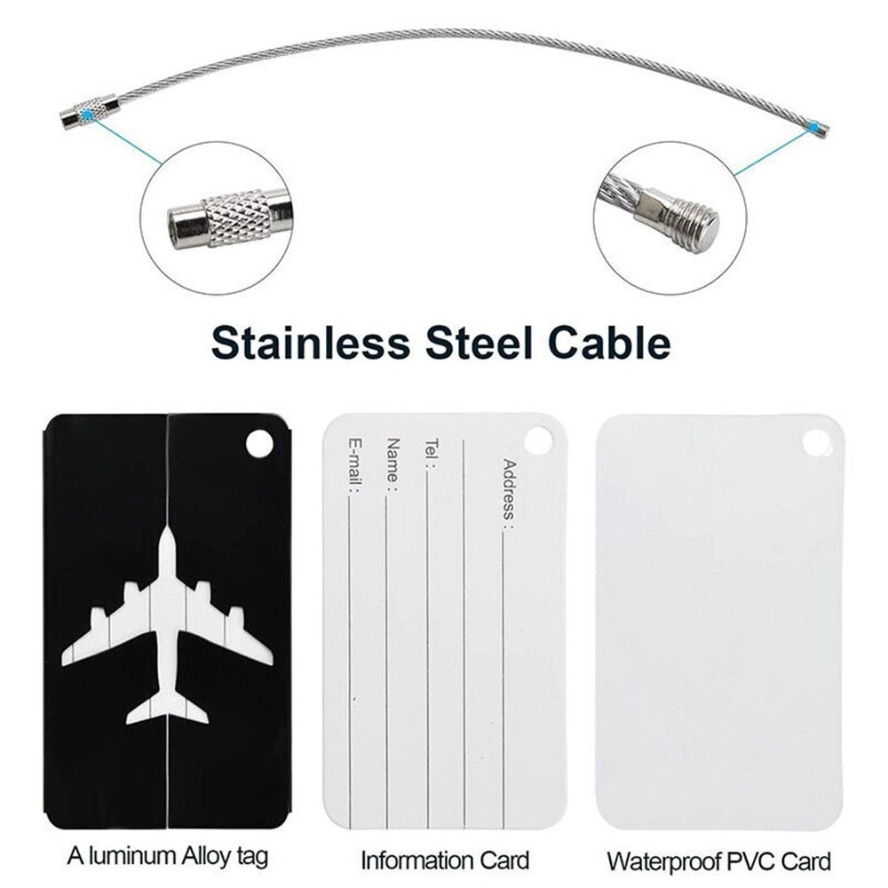 Aluminium Travel Luggage Tags  - Travel Accessories List ulasan dan harga