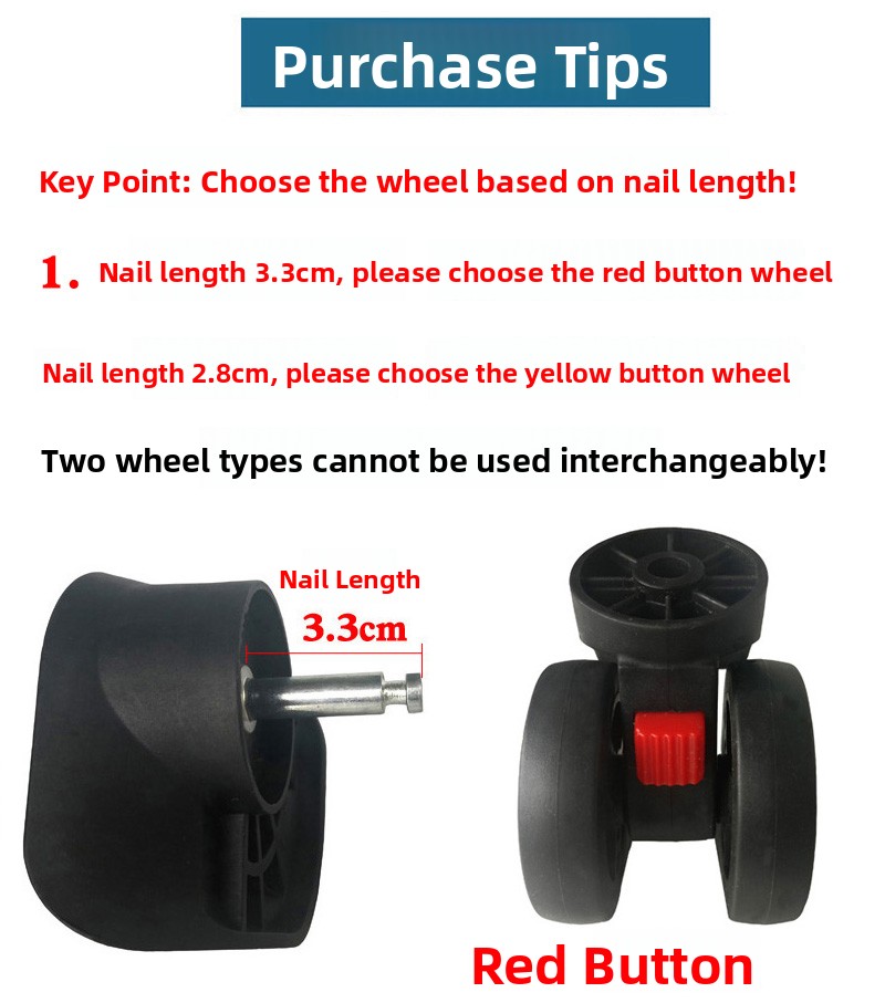 Detachable Luggage Wheel Acces - Travel Router Accessories ulasan dan harga