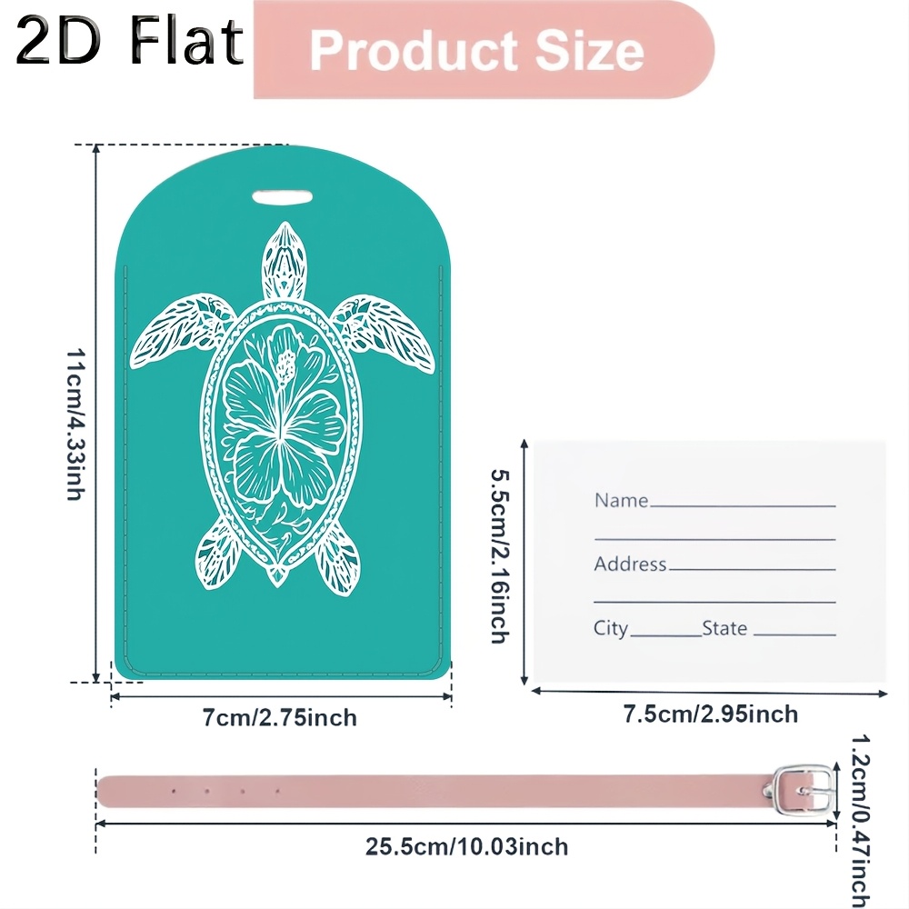 Travel Luggage Tag with Drawin - Travel Accessories Drawing ulasan dan harga