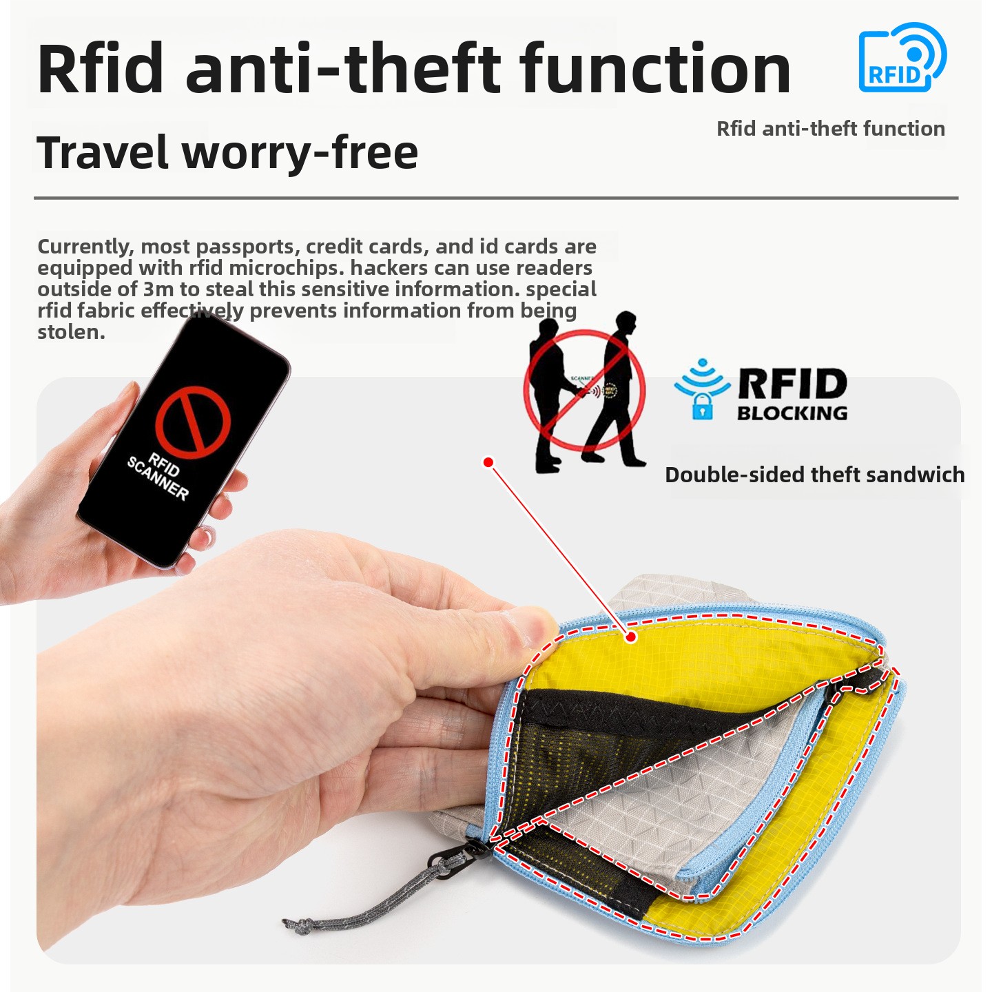 HIKEMAN Card holder and docume - Travel Accessories Overseas ulasan dan harga